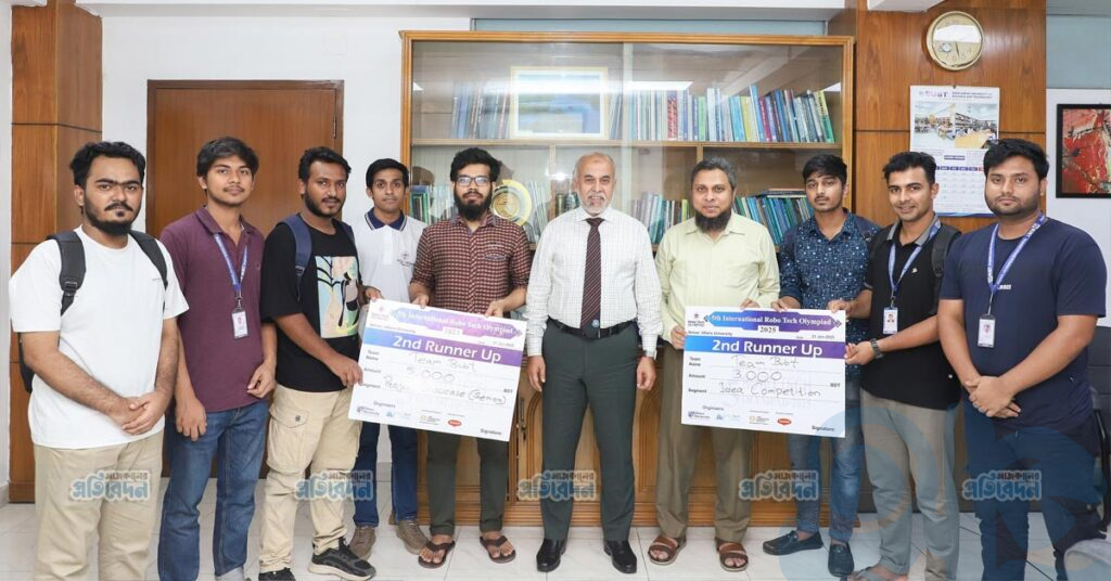 দুই ক্যাটাগরিতে রানার-আপ বিইউবিটি শিক্ষার্থীরাঃ ৫ম আন্তর্জাতিক রোবো টেক অলিম্পিয়াড ২০২৫